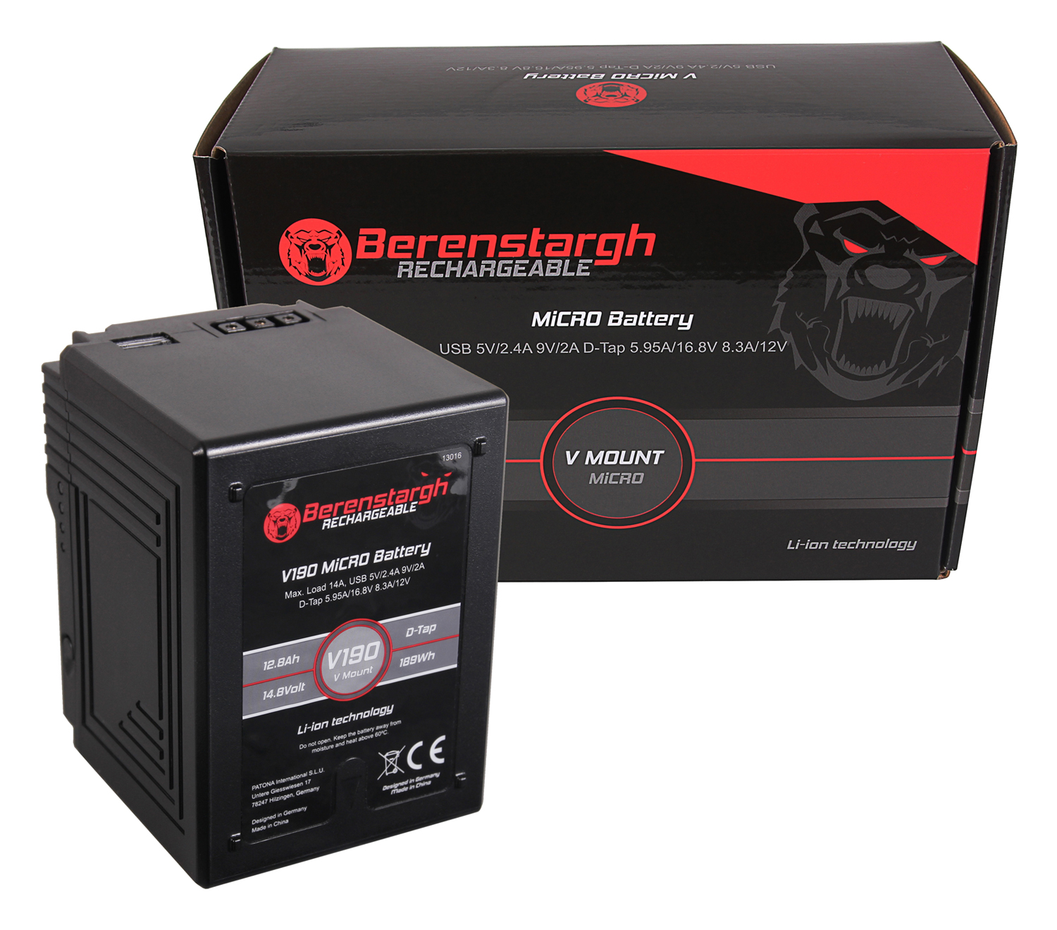 Berenstargh V190 Mount Micro Battery Bild 01