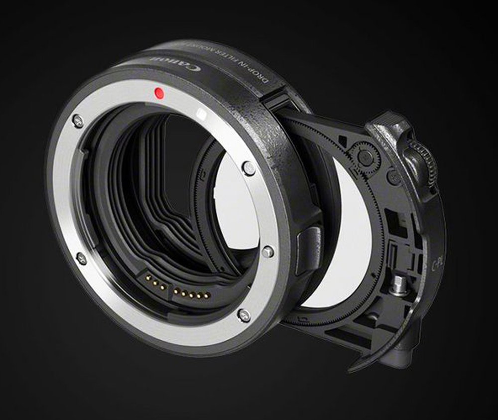 Canon EF-EOS R Adapter mit Polfilter C-PL Bild 01