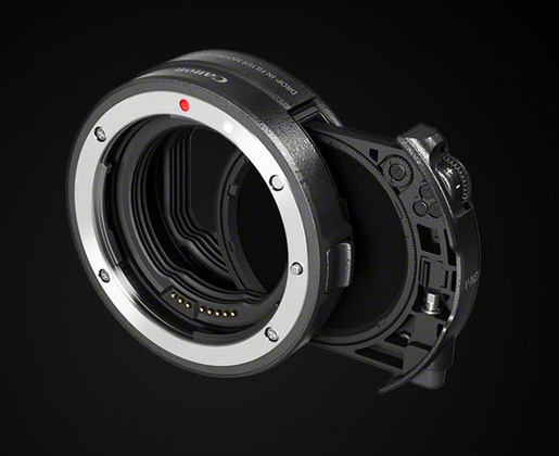 Canon EF-EOS R Adapter mit Graufilter V-ND Bild 01